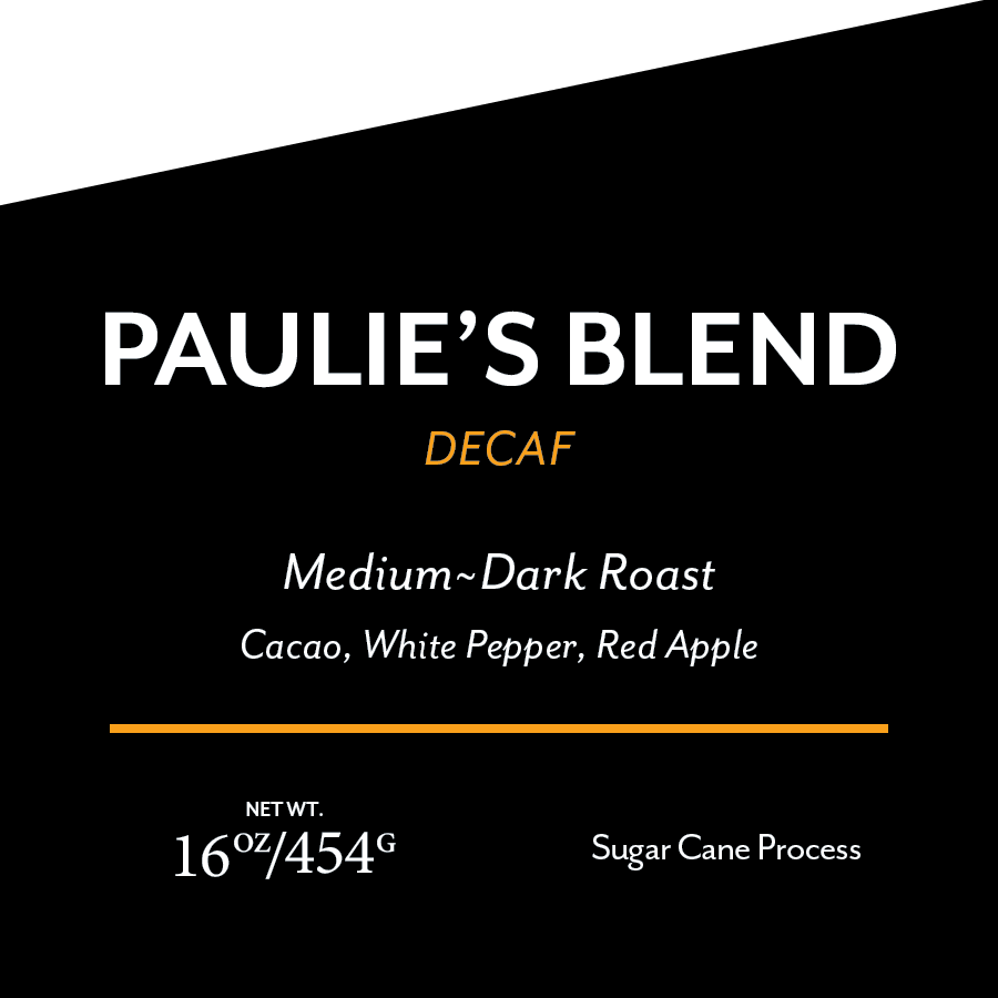 Decaf Paulie's Blend