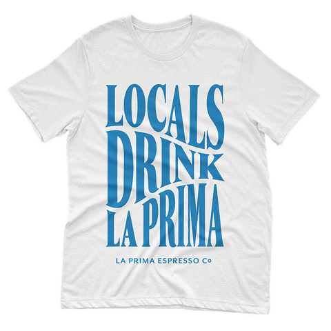 Locals Drink La Prima - White